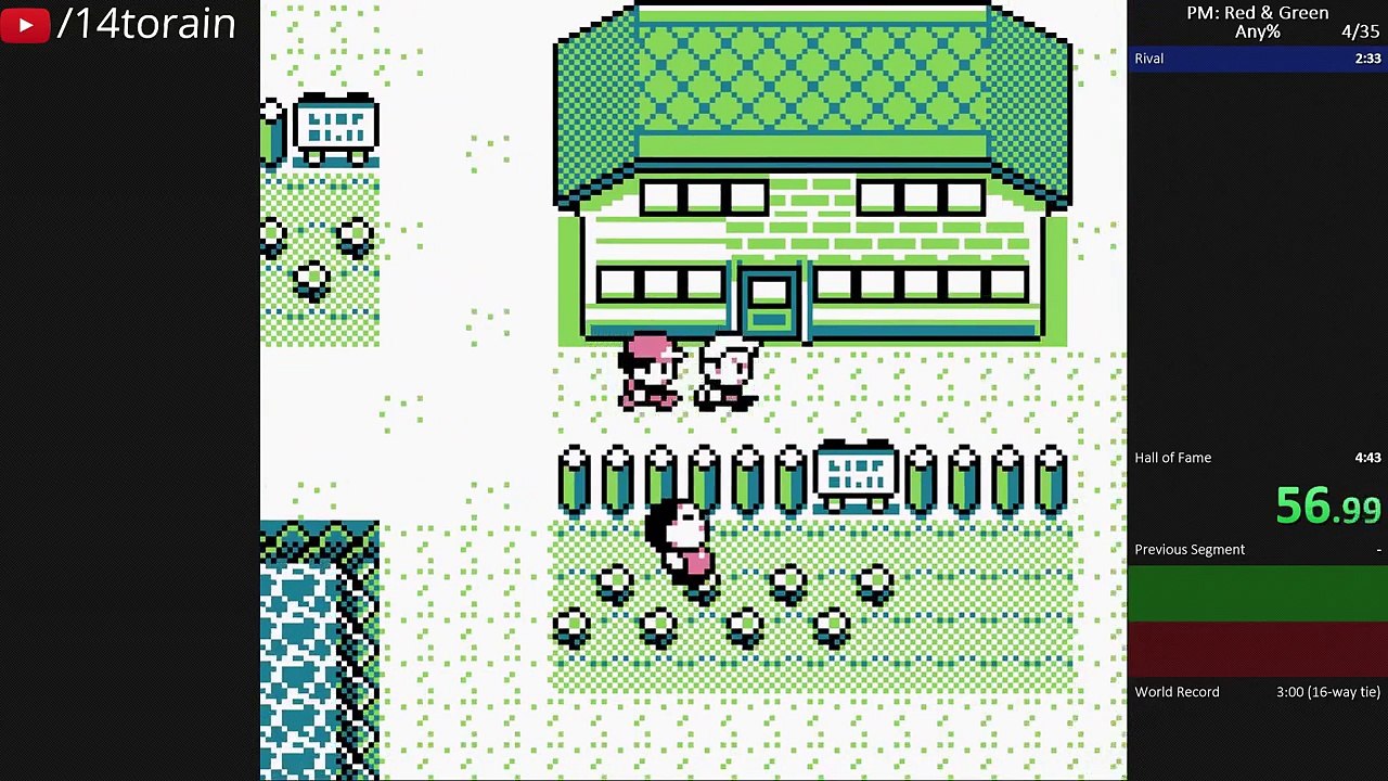 [Pocket Monsters- Red & Green] Any%: 0:04 (IGT), 4:37(RTA)