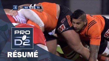 PRO D2 - Résumé Narbonne-Biarritz: 20-26 - J22 - Saison 2015/2016