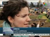 Atenas: refugiados sobreviven en precarias condiciones en Idomeni