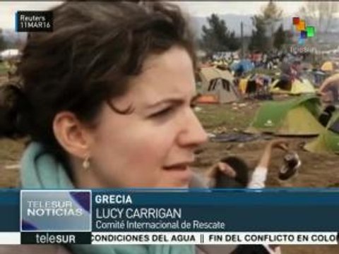 Atenas: refugiados sobreviven en precarias condiciones en Idomeni