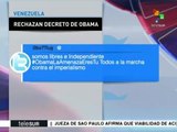 Usuarios de Twitter rechazan decreto de EE.UU. contra Venezuela