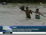 Lluvias en Perú dejan 14 muertos y 59 mil damnificados