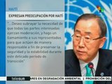 ONU, preocupada por situación política y humanitaria de Haití