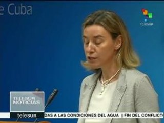 Cuba y UE suscriben acuerdo de diálogo político