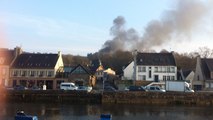Incendie à Landerneau ce samedi 12 mars