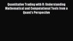 [PDF] Quantitative Trading with R: Understanding Mathematical and Computational Tools from