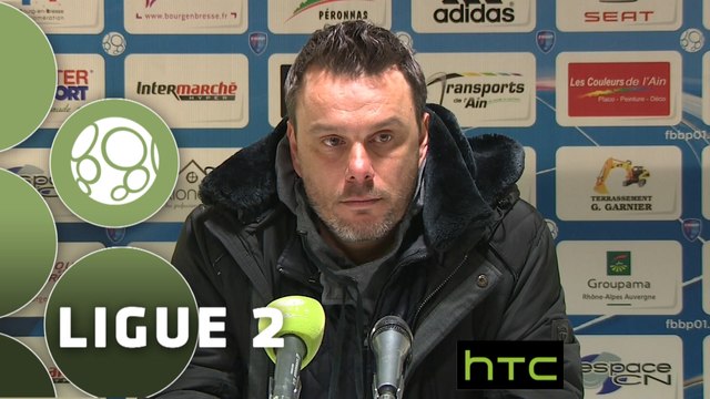 Conférence de presse FBBP 01 - AS Nancy Lorraine (2-0) : Hervé DELLA MAGGIORE (BBP) - Pablo CORREA (ASNL) - 2015/2016