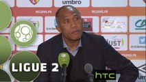 Conférence de presse RC Lens - Clermont Foot (1-1) : Antoine  KOMBOUARE (RCL) - Corinne DIACRE (CF63) - 2015/2016
