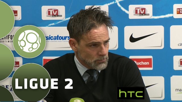 Conférence de presse Tours FC - Stade Lavallois (1-1) : Marco SIMONE (TOURS) - Denis ZANKO (LAVAL) - 2015/2016