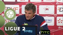 Conférence de presse Dijon FCO - Nîmes Olympique (0-1) : Olivier DALL'OGLIO (DFCO) - Bernard BLAQUART (NIMES) - 2015/2016