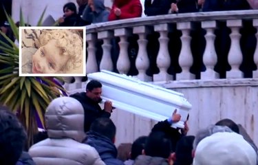 Carinaro (CE) - Il funerale della piccola Rosa Di Biase (12.03.16)