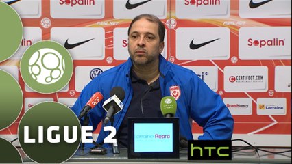Conférence de presse AS Nancy Lorraine - Red Star  F.C (2-0) : Pablo  CORREA (ASNL) - Rui ALMEIDA (RED) - 2015/2016