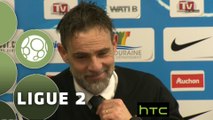 Conférence de presse Tours FC - FC Sochaux-Montbéliard (1-0) : Marco SIMONE (TOURS) - Albert CARTIER (FCSM) - 2015/2016