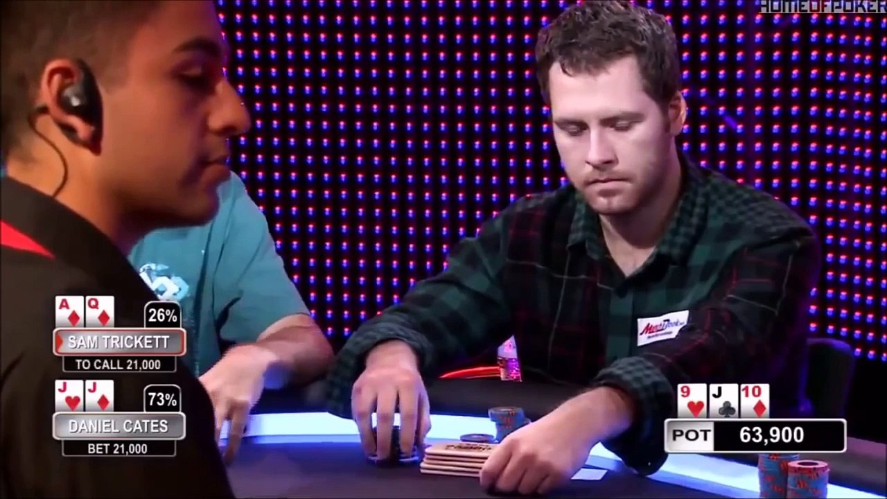 Sam Trickett hunts draw against Daniel Cates in huge pot