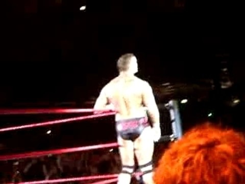 randy orton at wwe raw in dublin
