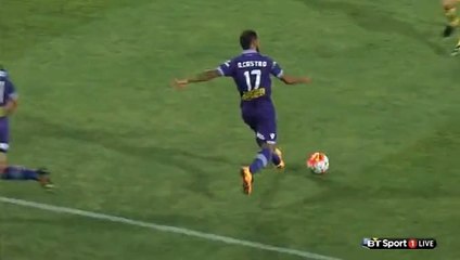 Castro D. (Penalty) Goal - Perth Glory 1 - 0 Central Coast Mariners - 12-03-2016