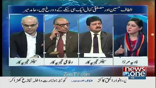 Altaf Hussain Ke Sab Jaraim Me Mustafa Kamal Directly Involve Rahha Hai. Hamid Mir Bashing Mustafa Kamal