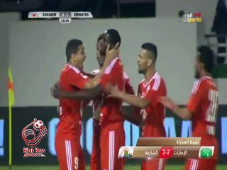 اهداف مباراة ( الامارات 2-2 الشارقة ) الدوري الاماراتي
