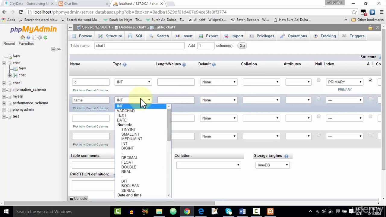 008 Creating Database in PHPmyAdmin