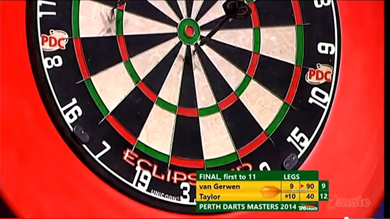 Michael van Gerwen calls Phil Taylor a Prick 2014 PDC Perth Masters