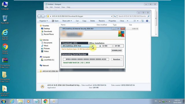AVG AntiVirus _ Internet Security 2016 Serial KEY