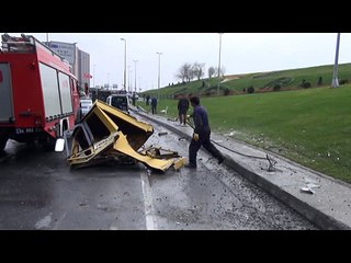 Atatürk Havalimanı'nda TIR kazası
