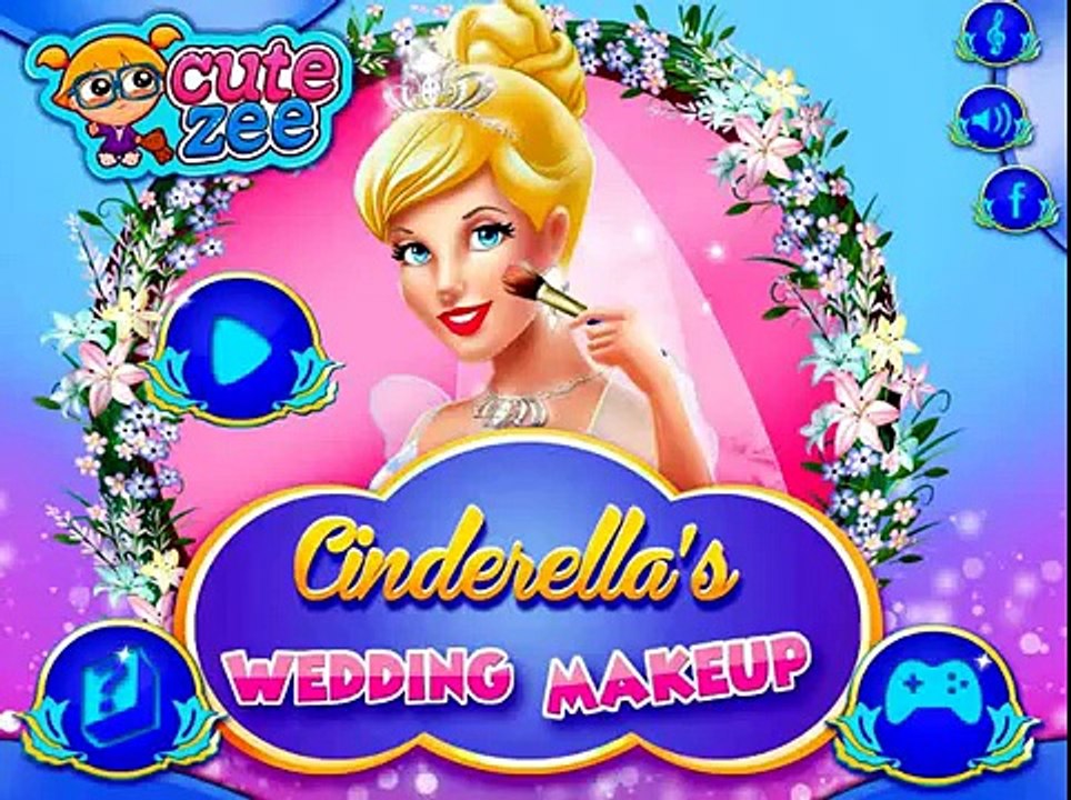 Juegos de Cinderella Maquillaje de boda de Cinderella