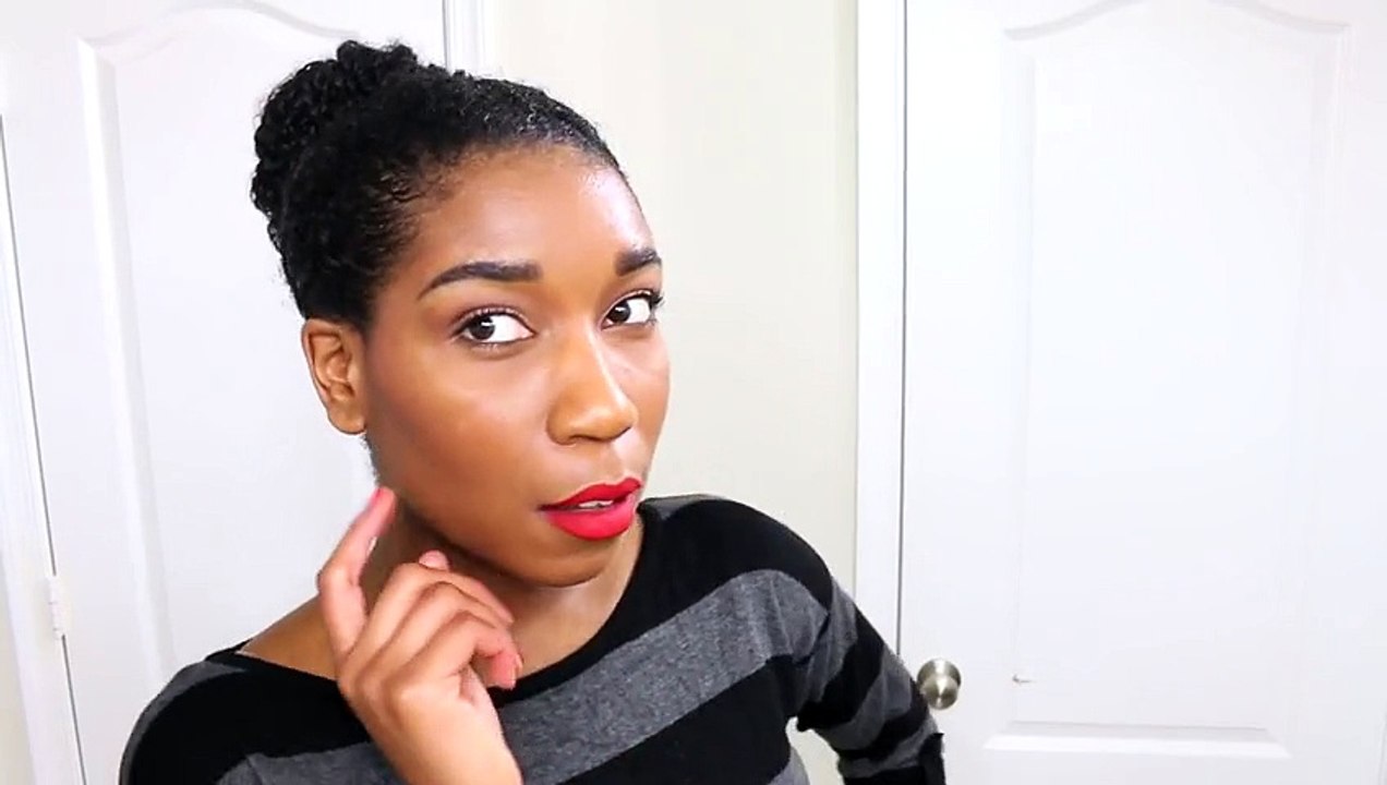 Sleek Bun w/ Minimum Stress + DIY Satin Lined Hair Donut | Natural Hair