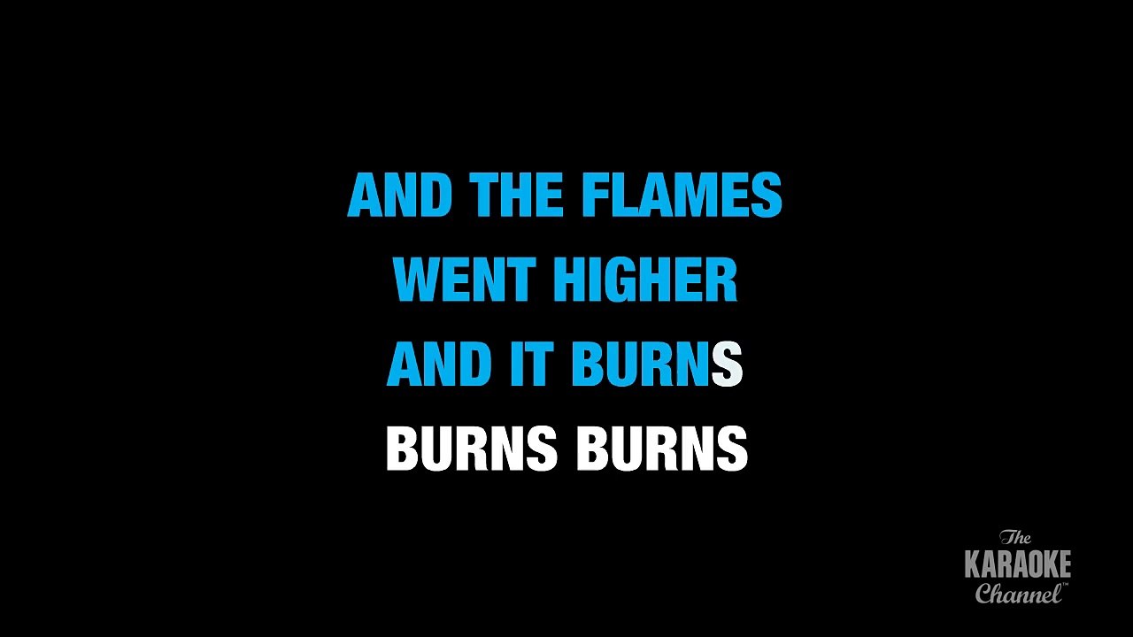Ring Of Fire in the Style of Johnny Cash karaoke video with lyrics (with lead vocal) Видео
