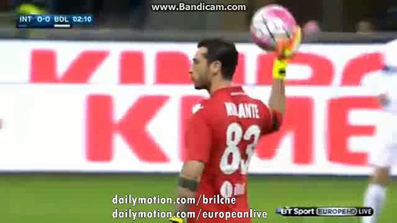 Inter 1st BIG Chance - Inter Milan vs Bologna 12-03-2016