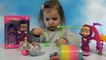 Маша и Медведь распаковка игрушки и игровая площадка с качелей и горкой на канале Мисс Катя Masha and the Bear doll toys
