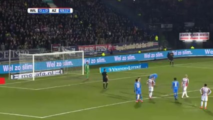 Vincent Janssen Goal HD - Willem II 0 - 1 AZ Alkmaar - 12/03/2016
