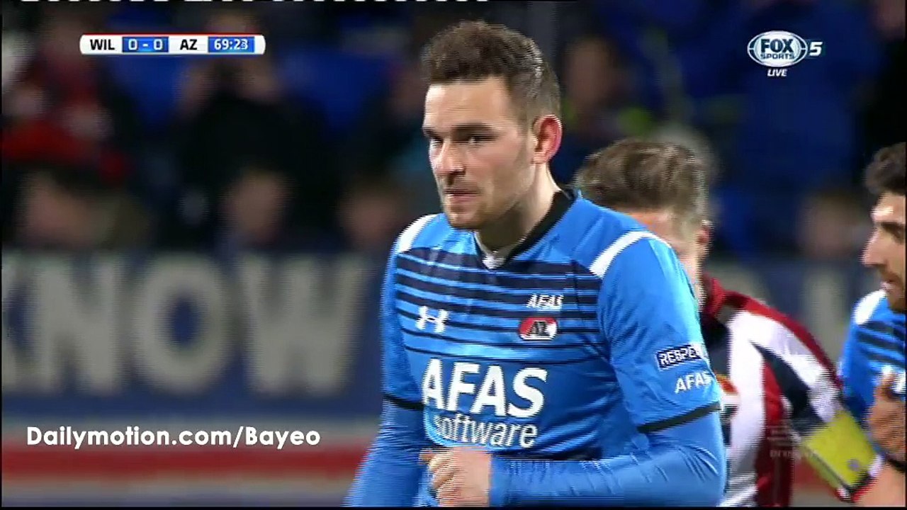 Vincent Janssen Goal HD - Willem II 0-1 AZ Alkmaar - 12-03-2016