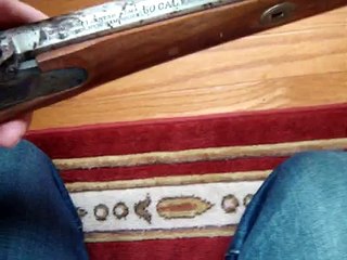 Thompson Center Arms 50 cal Hawken Black Powder Rifle Flea Market Find