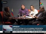 Víctimas de las Guarimbas denuncian su caso en Uruguay