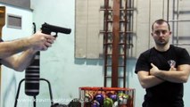 KRAV MAGA TRAINING • Fastest gun disarm (held with Both Hands)