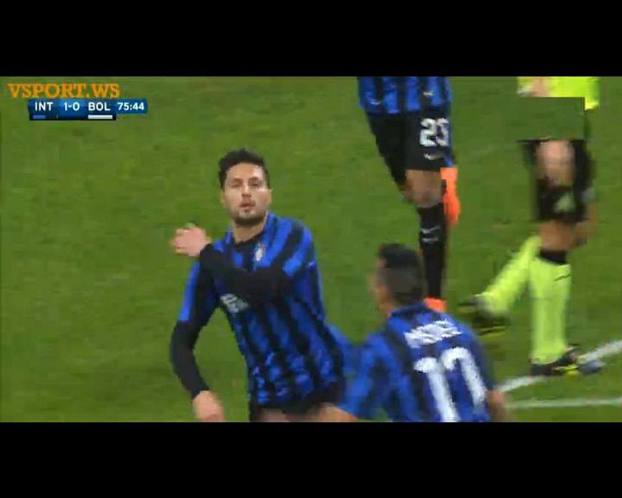 Goal Danilo D'Ambrosio - Inter Milan 2-0 Bologna (12.03.2016) Serie A
