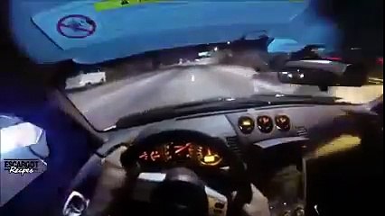 nissan 350z crazy driving in close traffic