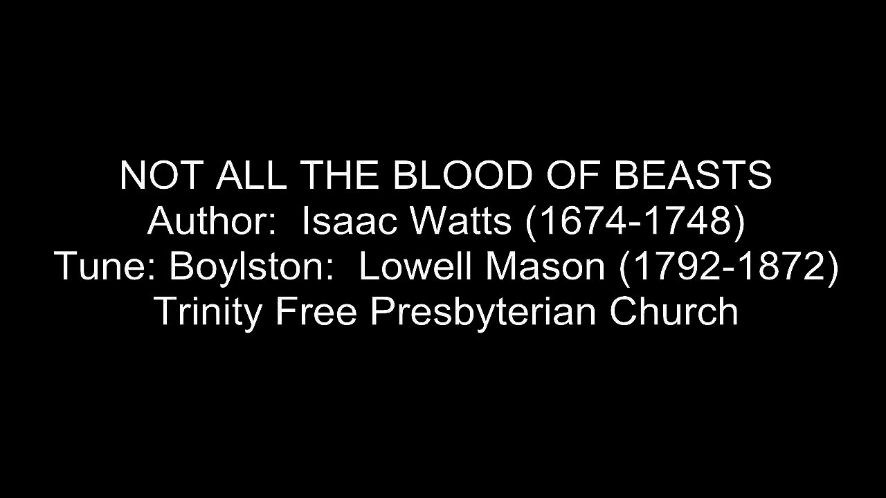 Not All the Blood of Beasts