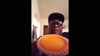 video of mans reaction to eating Patti LaBelle pie