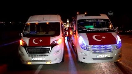 Şehidin Baba Ocağına Taziye Konvoyu