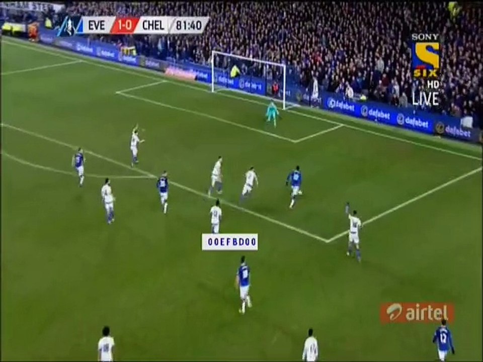 Romelu Lukaku Goal | Everton 2-0 Chelsea - 12.03.2016 HD
