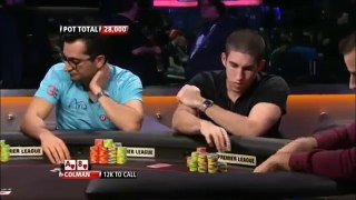 Mizzi gets it in badly against Esfandiari in Party Poker Premier League