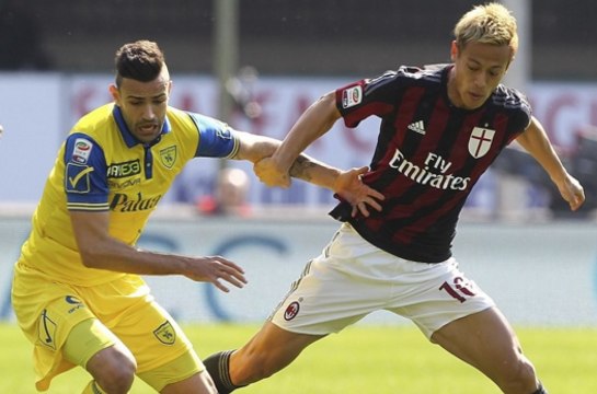 キエーヴォ vs ACミラン 本田圭佑（keisuke honda）タッチ集動画☆　（2016年03月13日）