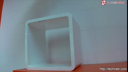 Cube à usage polyvalent VERSO en bois (MDF) laqué (blanc)