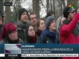 Alemania: protestan contra la política de refugiados de Merkel