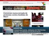 Argentina: trabajadores públicos protestarán contra despidos masivos
