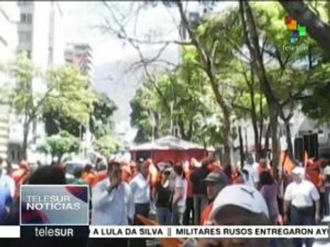 Venezuela: opositores al gobierno se manifiestan en Caracas