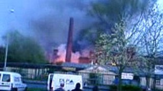 MASSIVE FIRE A T MAPLE MILL IN OLDHAM (PART1)
