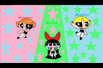 The Power Puff Girls Blossom Buttercup Bubbles Speed paint
